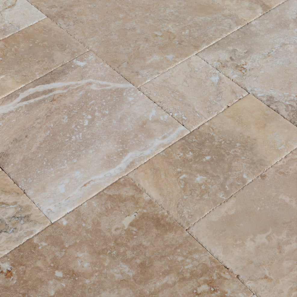 Mina Rustic Antique Pattern Brushed, Chiseled, and Partially Filled - Full Truckload