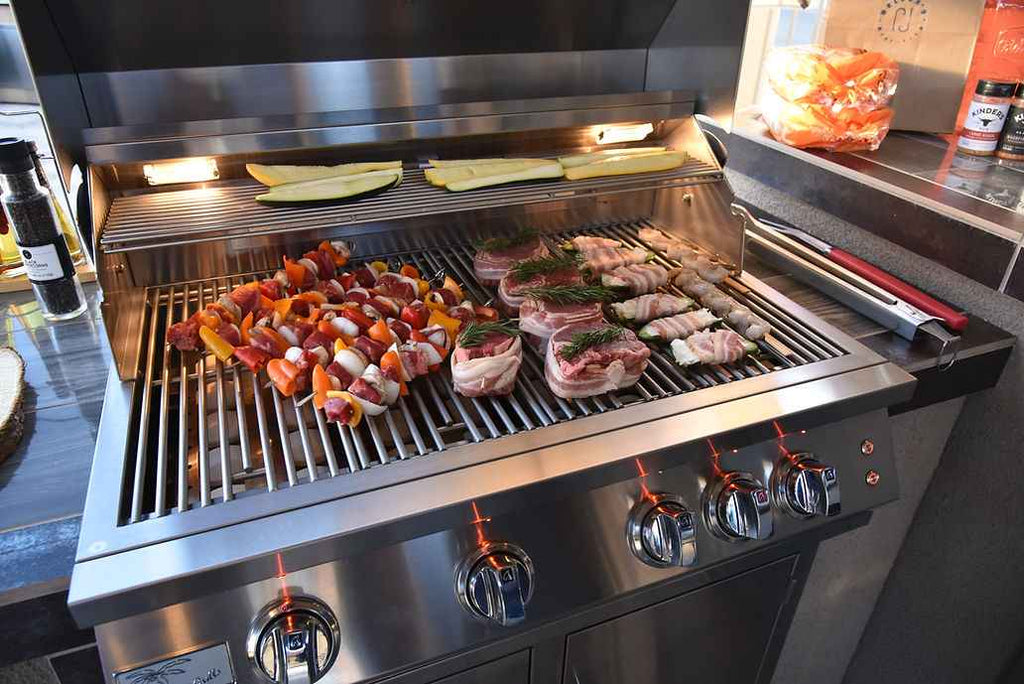 KoKoMo Montego Outdoor Kitchen BBQ Island – Stylish Built-In Grill Island for Patios