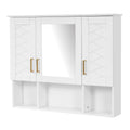 Modern Wall Mounted Medicine Cabinet With Adjustable Shelves, Soft Close Doors, High Define Mirror