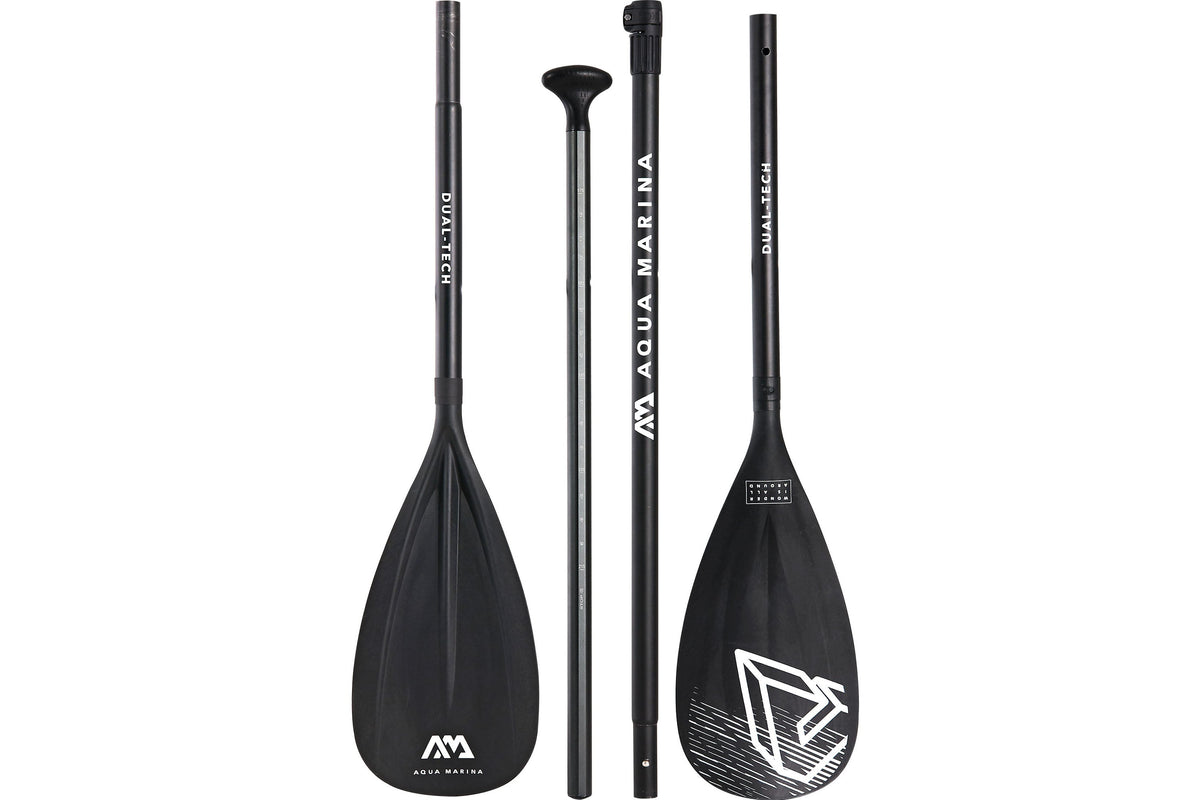 Aqua Marina DUAL-TECH 2-in-I Aluminum iSUP & Kayak Paddle (3-4 sections)