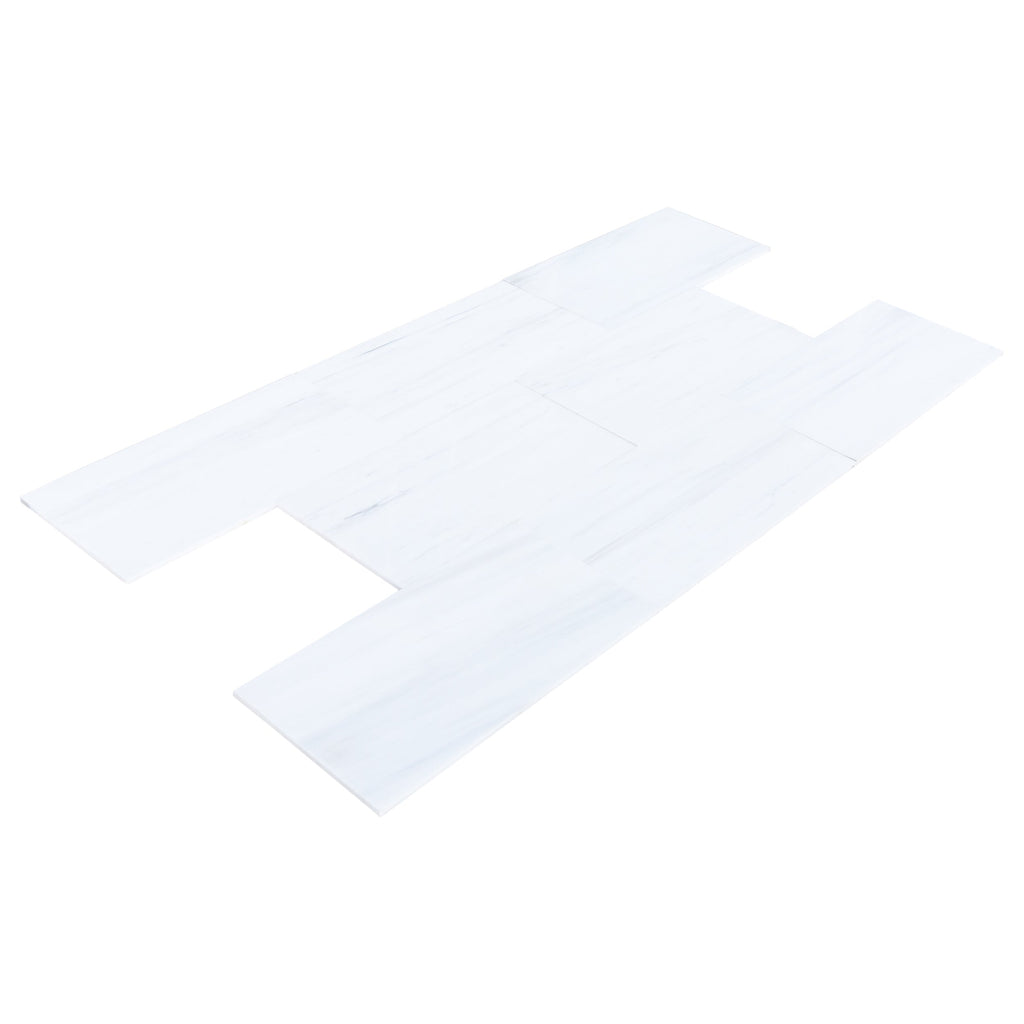 Bianco Dolomite Classic Marble Polished Floor and Wall Tile - Livfloors Collection