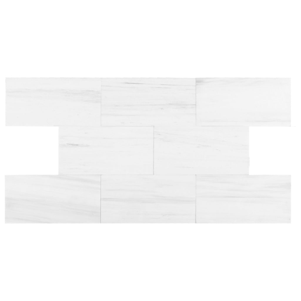Bianco Dolomite Classic Marble Polished Floor and Wall Tile - Livfloors Collection