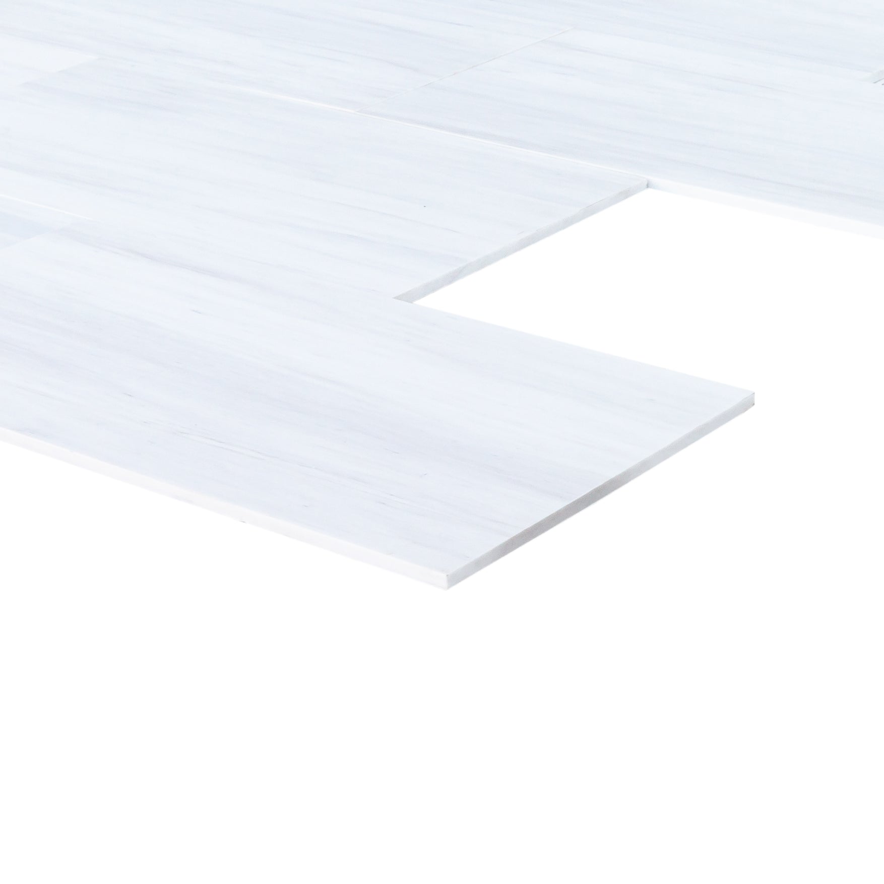 Bianco Dolomite Platinum Marble 12"x24" Polished Floor and Wall Tile - Livfloors Collection