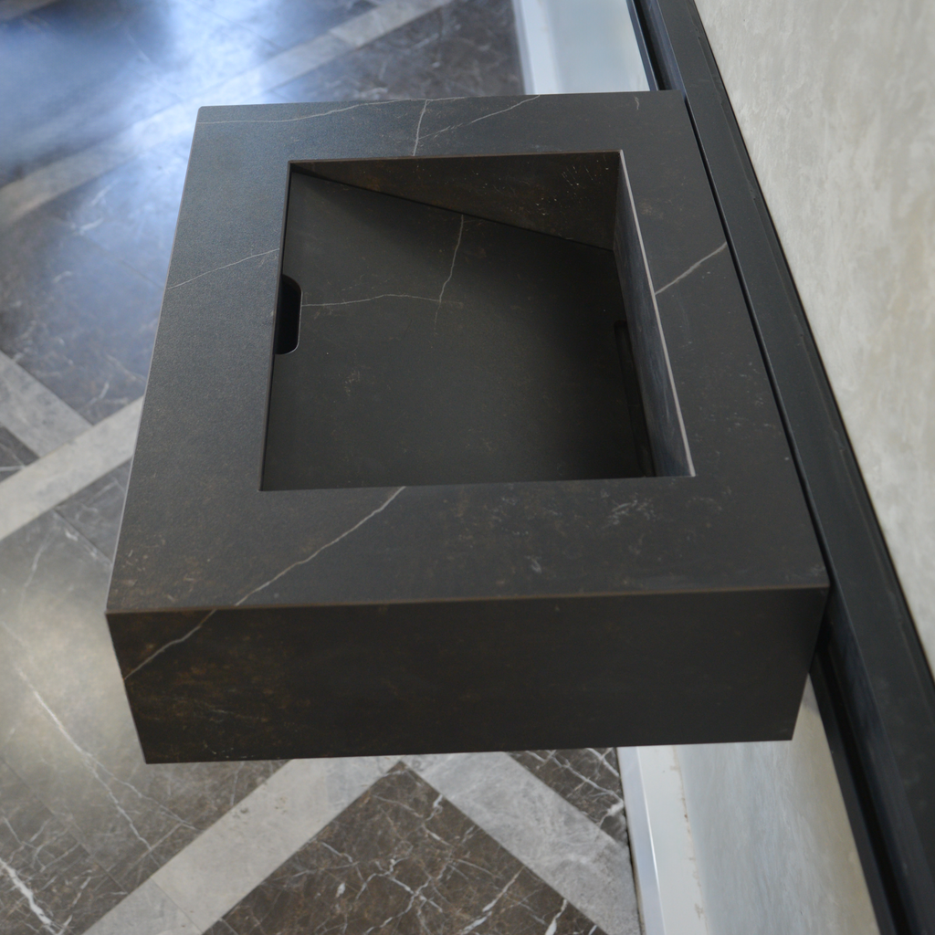 HANDCRAFTED DEKTON KELYA HIGH ENGINEERED PORCELAIN SINK (ES-035)