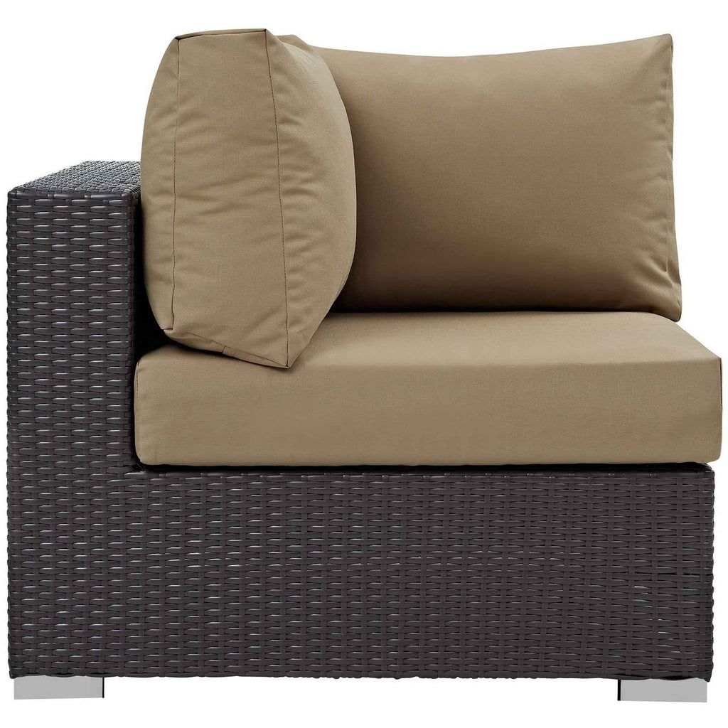 Patio Elegance Outdoor Sectional Set - 10-Piece Convene Lounge Set by Modway