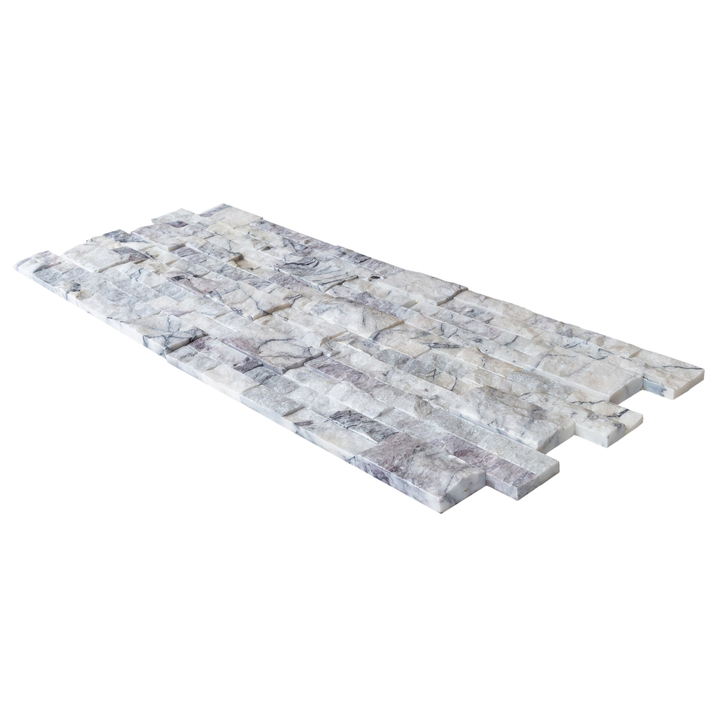 New York Ledger 3D Panel 6"x24" Natural Marble Wall Tile - Full Truckload