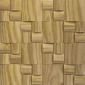 US Pine Pattern Straw Mesh-mounted Wood Mosaic Wall Tile - Livfloors Collection