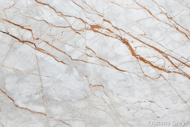 Astana Gray Marble Slabs Polished - Full Truckload
