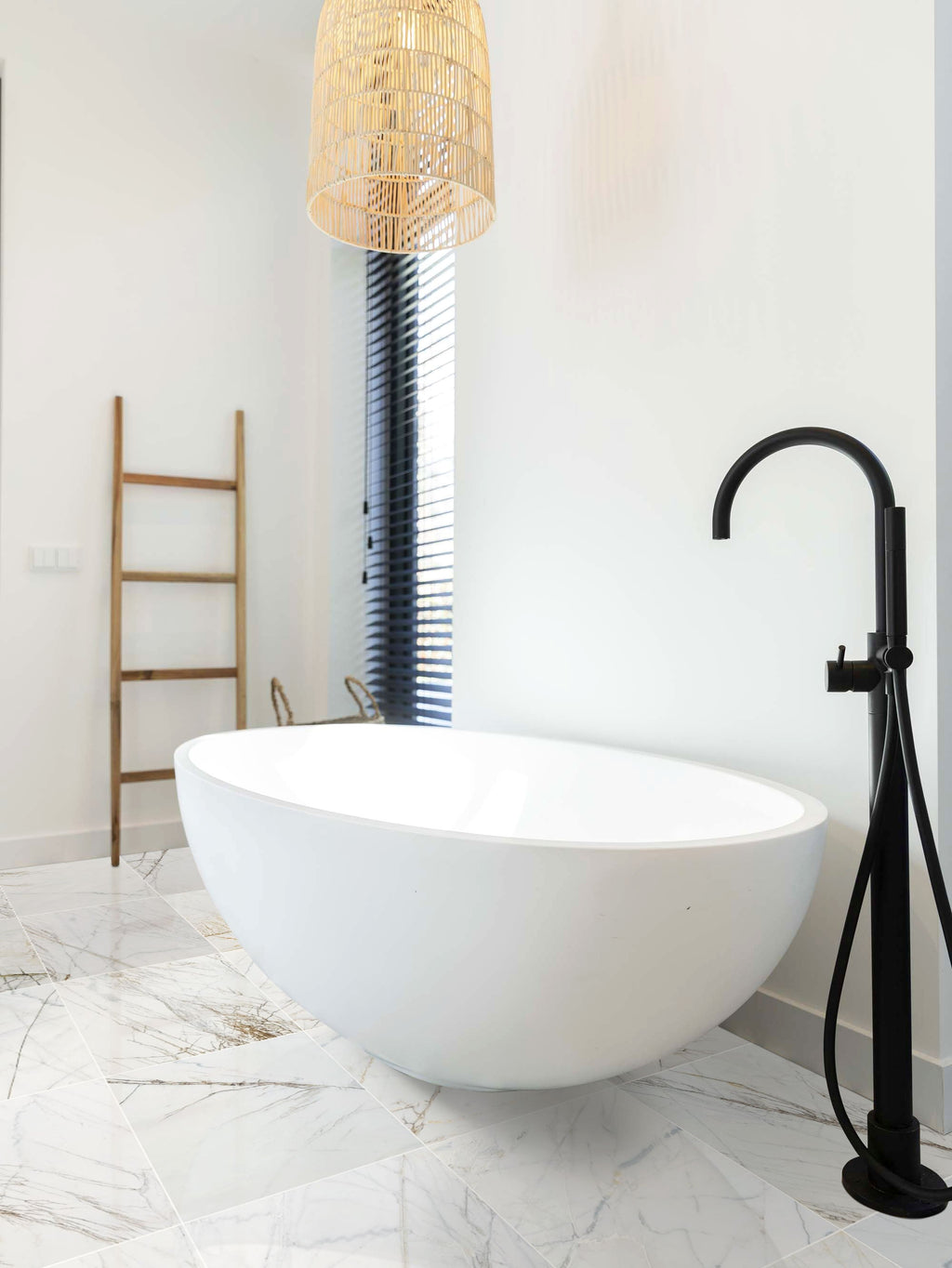 Bianco Rigata Exotic Marble Polished Floor and Wall Tile - Large Format - Livfloors Collection