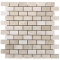 Botticino Cream Beige Marble Mosaic Floor and Wall Tile - Livfloors Collection