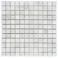 Carrara White Marble Polished Mosaic Floor and Wall Tile - Livfloors Collection