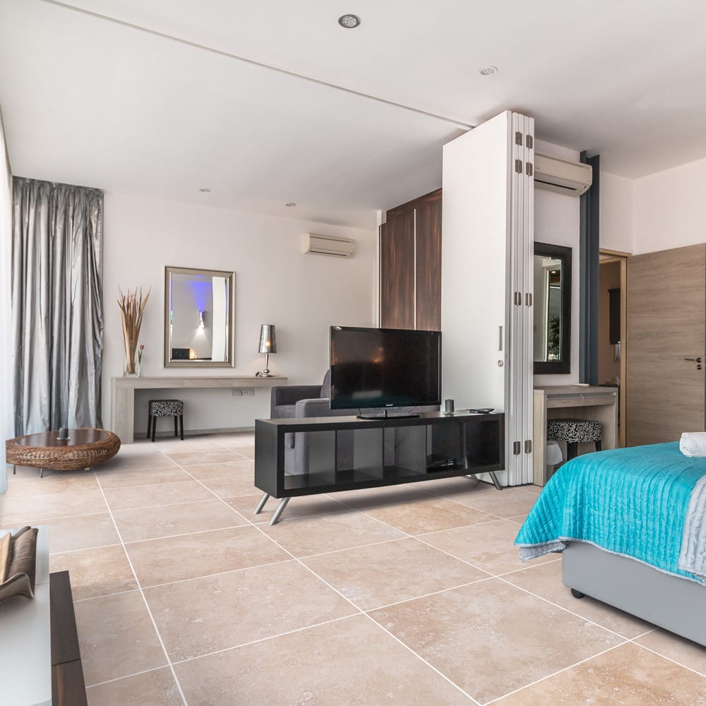 Classic Light Travertine Honed Floor and Wall Tile - Livfloors Collection
