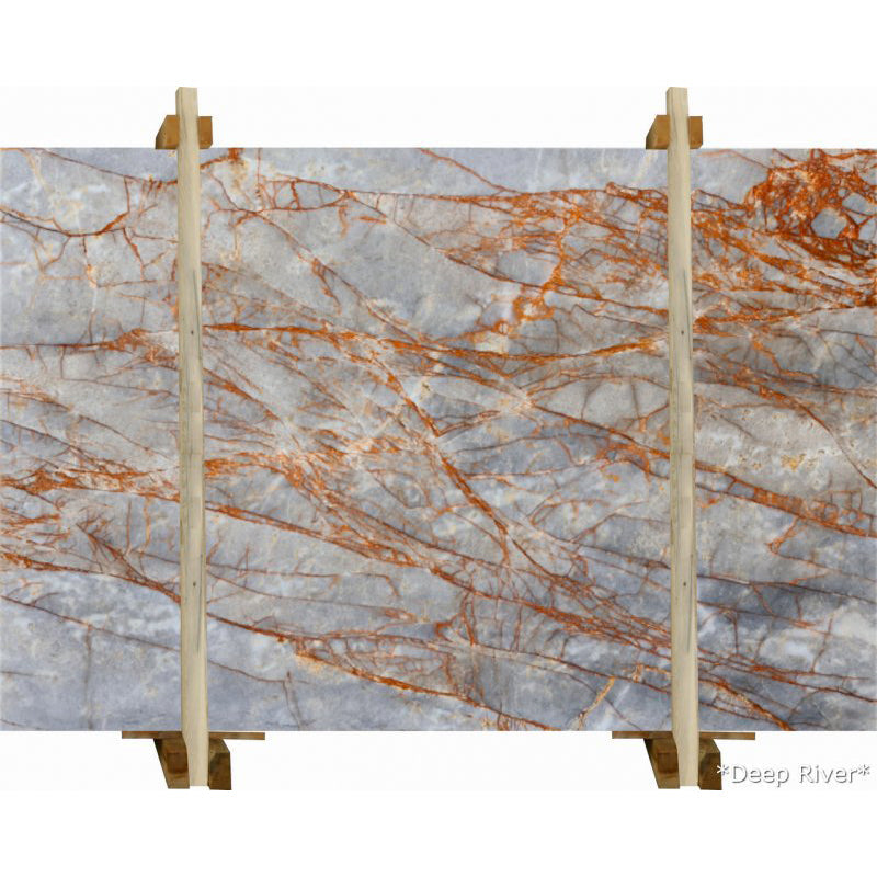 Deep River Gray Bookmatching Marble Slabs Polished - Full Truckload