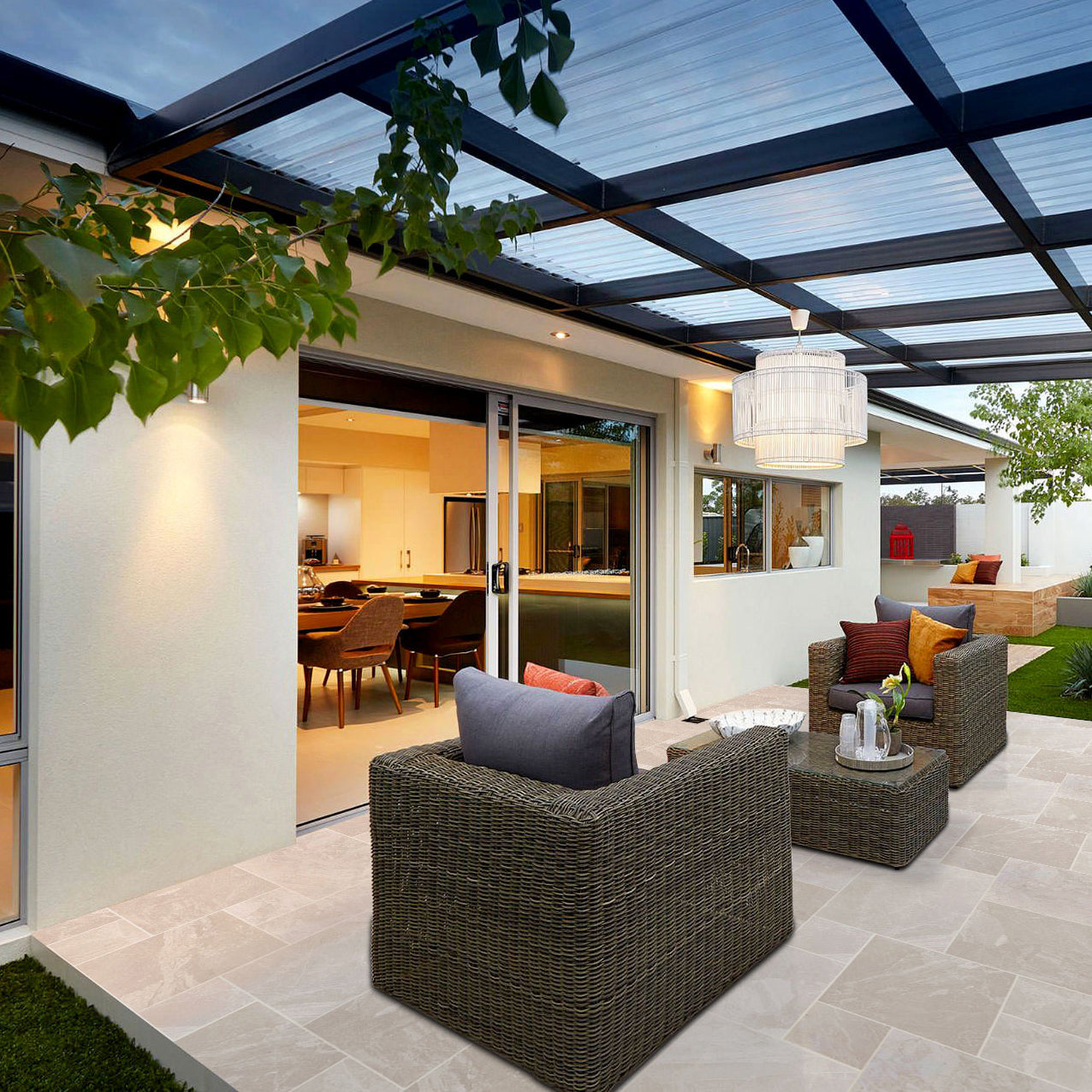 Diana Royal Marble Tumbled Pavers - Full Truckload