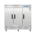 Commercial Reach in Freezer, 3 door 72 Cu.ft Stainless Steel Commercial Upright Freezer