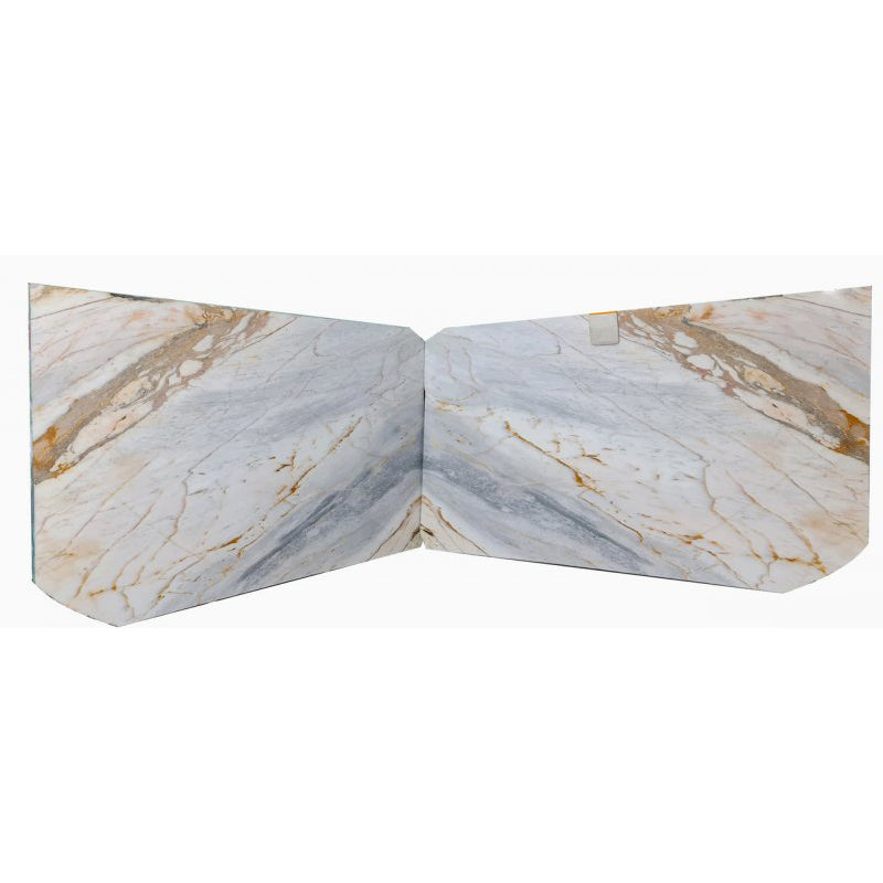Giallo Gray Bookmatching Marble Slabs Polished - Full Truckload