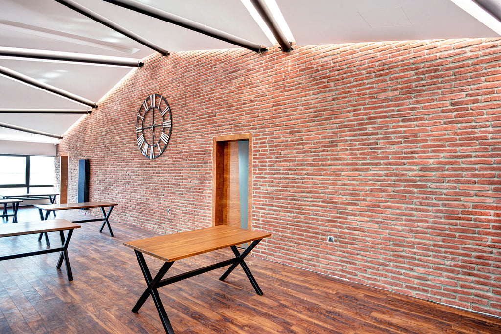 Ferrara Red Manufactured Stone Handmade Brick Veneer - Livfloors Collection