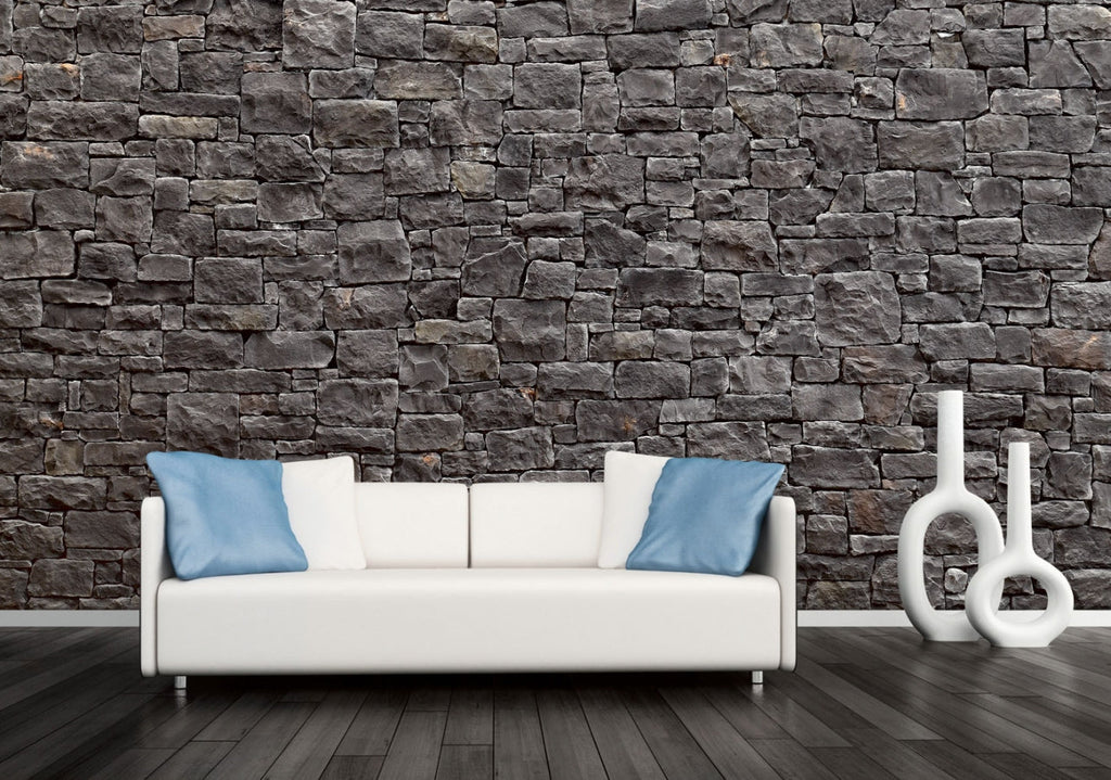 Ashlar Pattern Masso Anthracite Manufactured Stone Handmade Veneer - Livfloors Collection