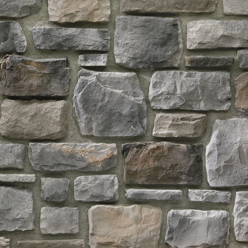 Ashlar Pattern Masso Ash Manufactured Stone Handmade Veneer - Livfloors Collection