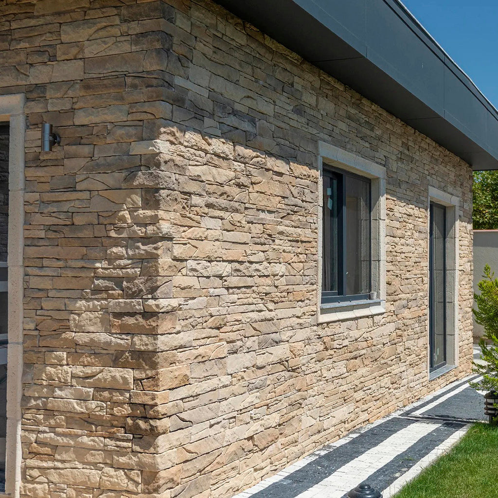 Inka Sand Slate Look Manufactured Stone Handmade Veneer - Livfloors Collection