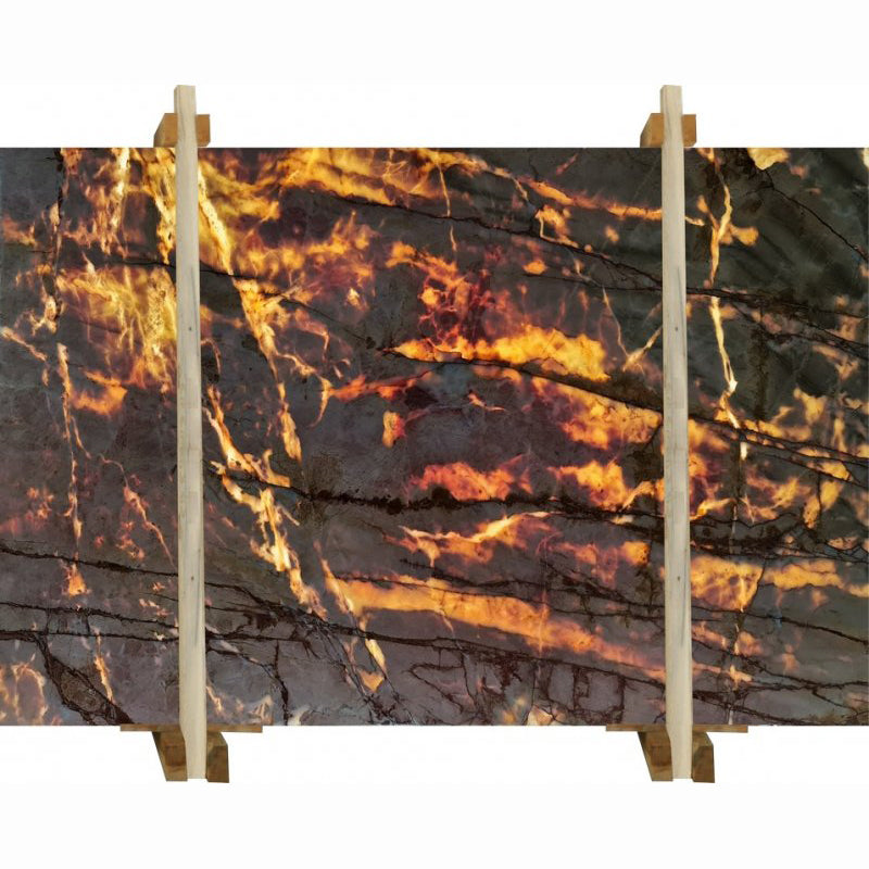 Porto Rosso Bookmatching Marble Slabs Polished - Livfloors Collection