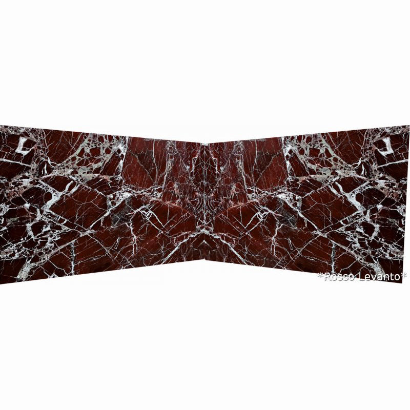Rosso Levanto Bookmatching Marble Slabs Polished - Full Truckload
