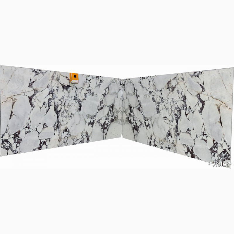 Calacatta Viola White Bookmatching Marble Slabs Polished - Full Truckload